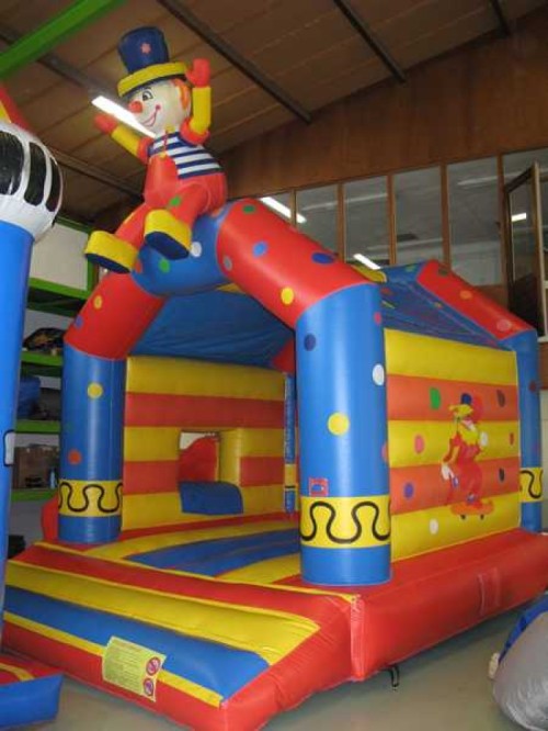 Springkussen Clown met glijbaan